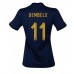 Tanie Strój piłkarski Francja Ousmane Dembele #11 Koszulka Podstawowej dla damskie MŚ 2022 Krótkie Rękawy